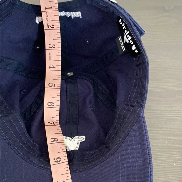 Birddogs Adult Free The Bird Baseball Hat One Size Adjustable Navy Cotton - Picture 13 of 13